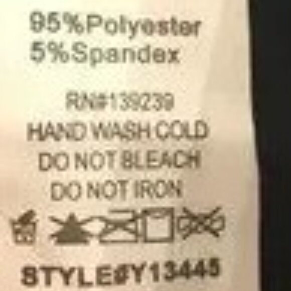 NWT RARE DO+BE Black High Front Slit Wide Leg Pant - Size Medium - Picture 7 of 7